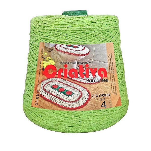 Barbante Criativa Verde Abacate 2Kg N.º 4