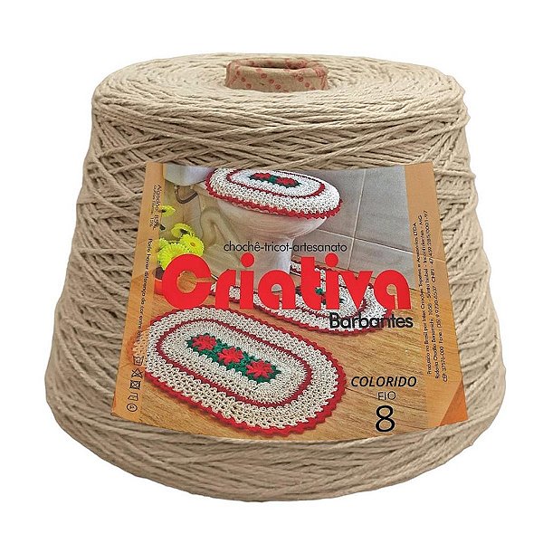 Barbante Criativa Camurça 1Kg N.º 8