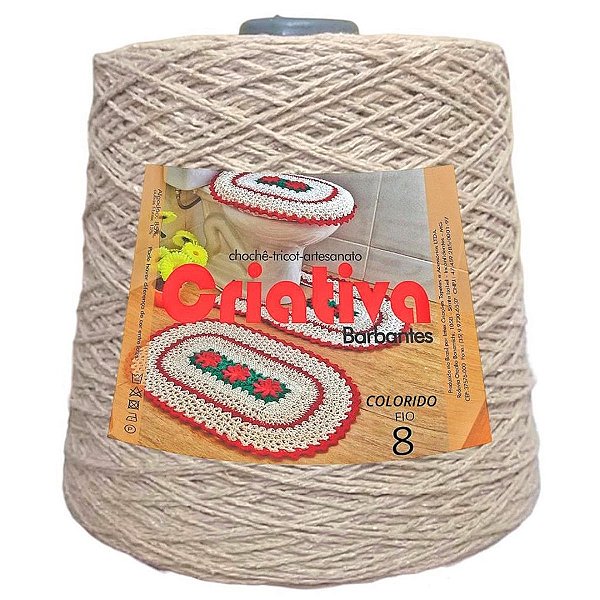 Barbante Criativa Bege 2Kg N.º 8