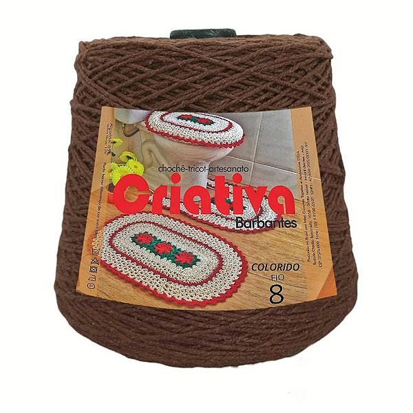 Barbante Criativa Chocolate 2Kg N.º 8