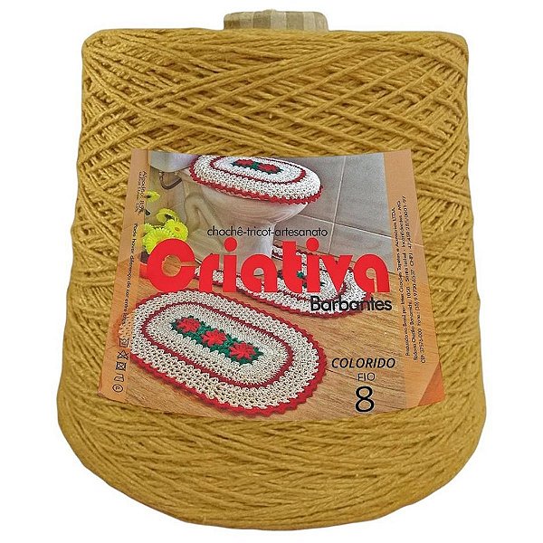 Barbante Criativa Mostarda 2Kg N.º 8