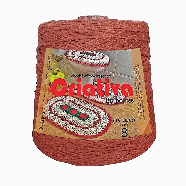 Barbante Criativa Telha 2Kg N.º 8