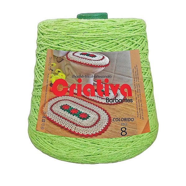 Barbante Criativa Verde Abacate 2Kg N.º 8