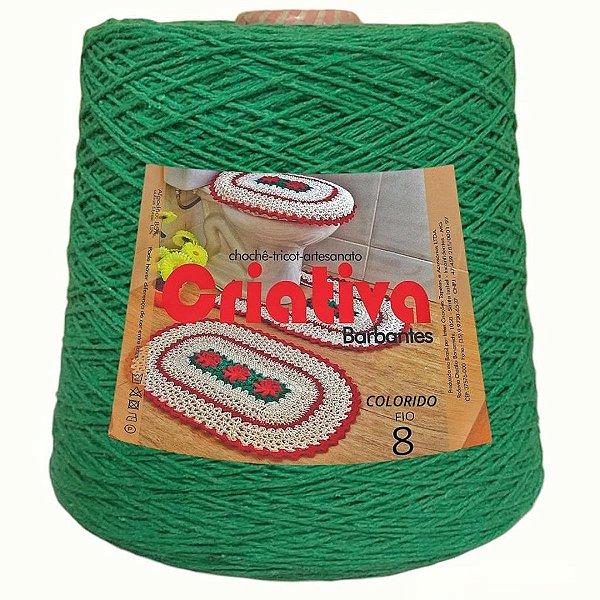 Barbante Criativa Verde Escuro 2Kg N.º 8