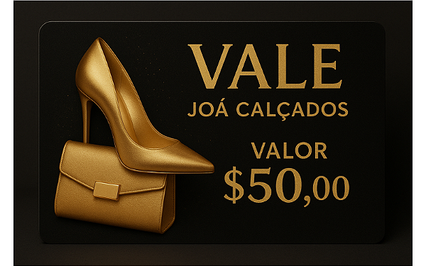 Cartão Presente Virtual Joá Calçados – Vale Compras de R$50,00