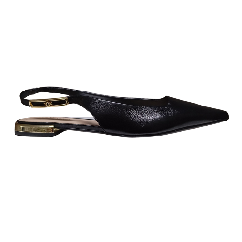 LUZ DA LUA 80240028 SLINGBACK SAARA/SAARA PRETO/PRETO