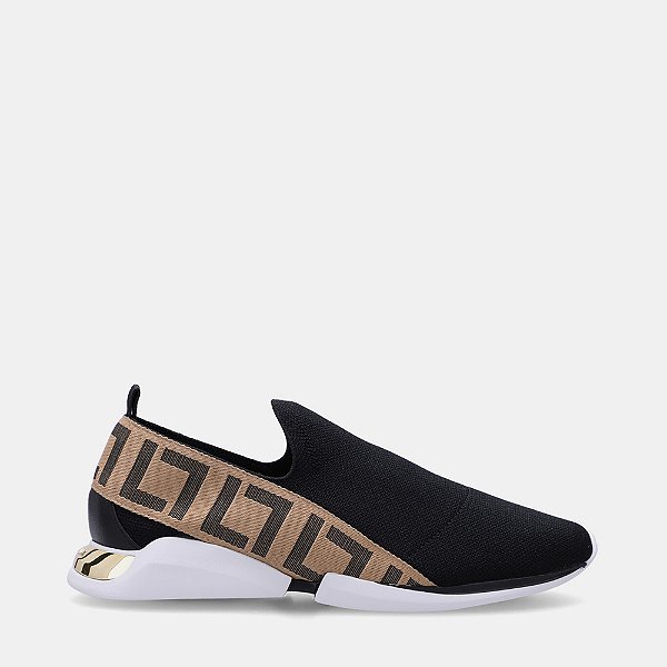 LUZ DA LUA 58650400 TENIS KNIT PRETO