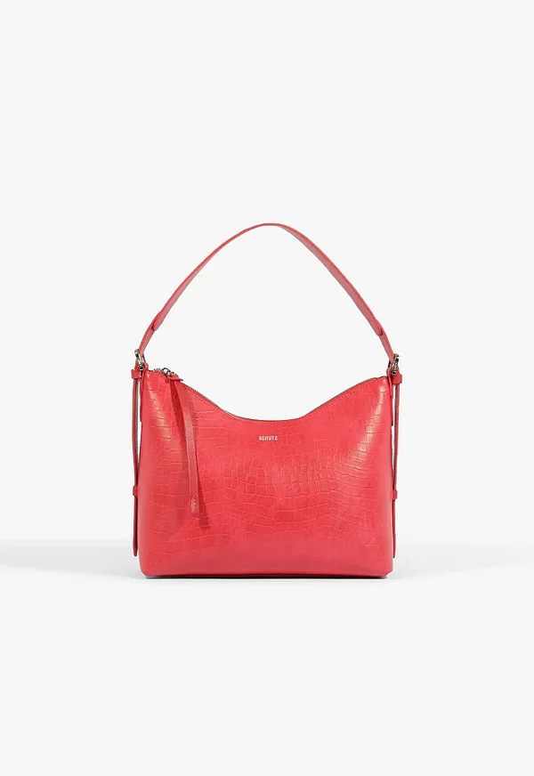 SCHUTZ S500100796 BOLSA VERMELHA MEDIA ALÇA CURTA
