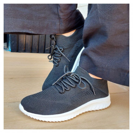 GIULIA DOMNA 177.007/251 TENIS FEMININO GD KNIT PRETO