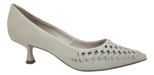 BOTTERO 365410 SCARPIN COURO ATANADO NAPOLI OFF WHITE