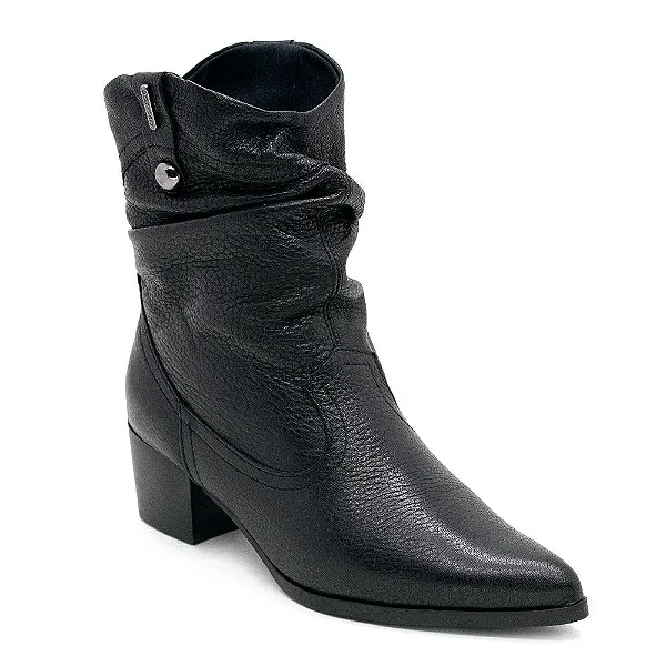 BOTTERO 349302 BOTA COURO BURNISH PRETA