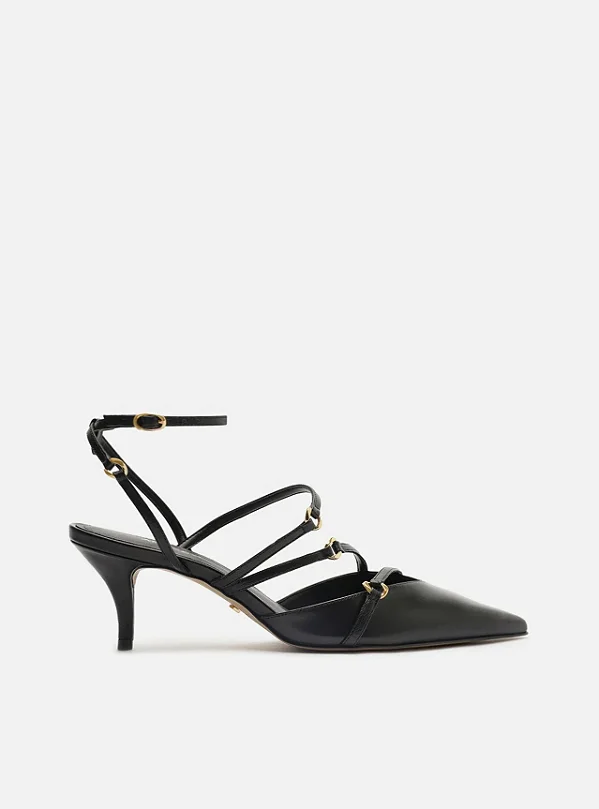 AREZZO A127570124 SLINGBACK PRETO