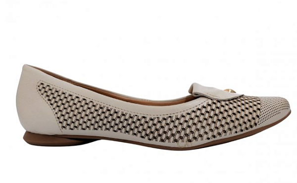 BOTTERO 360410 SAPATILHA COURO BURNISH OFF WHITE