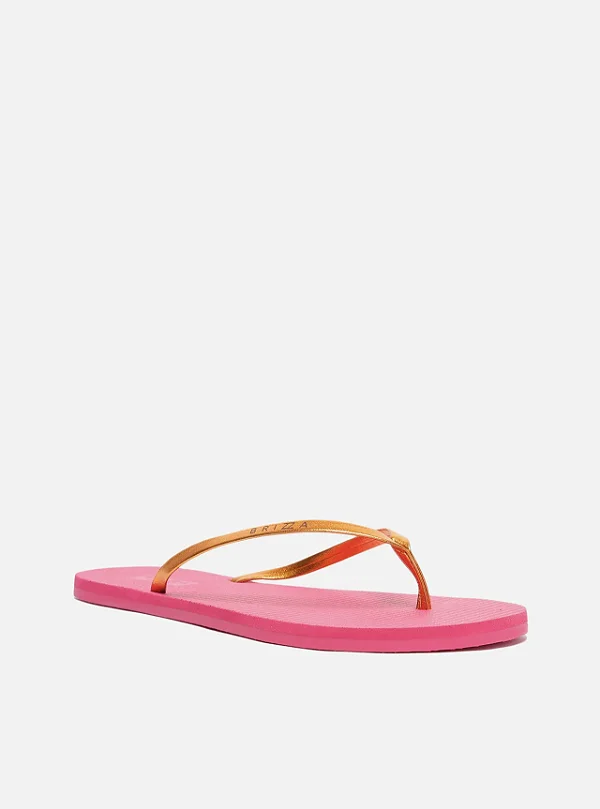 AREZZO A121720001 CHINELO LARANJA METAL