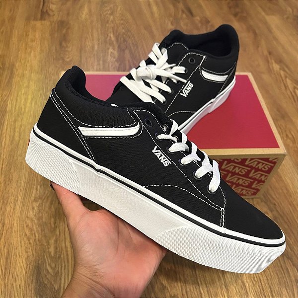 VANS VN000CV9BA2C TENIS BLACK/WHITE PLATFORM