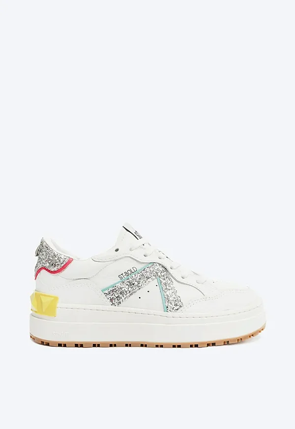 SCHUTZ S218540001 TENIS WHITE/MULTICOLOR