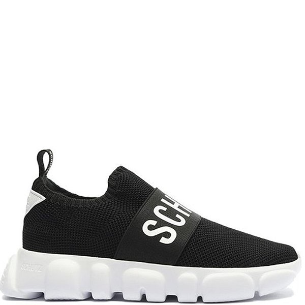 SCHUTZ S212510004 TENIS BLACK WHITE