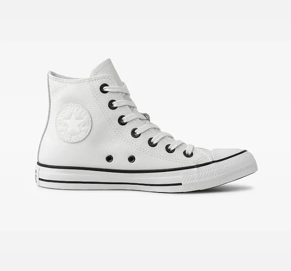 CONVERSE CT04490001 TENIS CHUCK TAYLOR ALL STAR COURO BRANCO