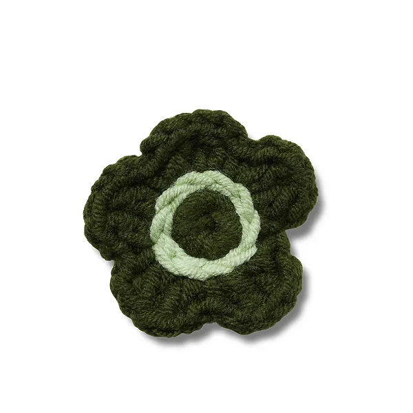 JIBBITZ 10016131 FLOR CROCHE VERDE