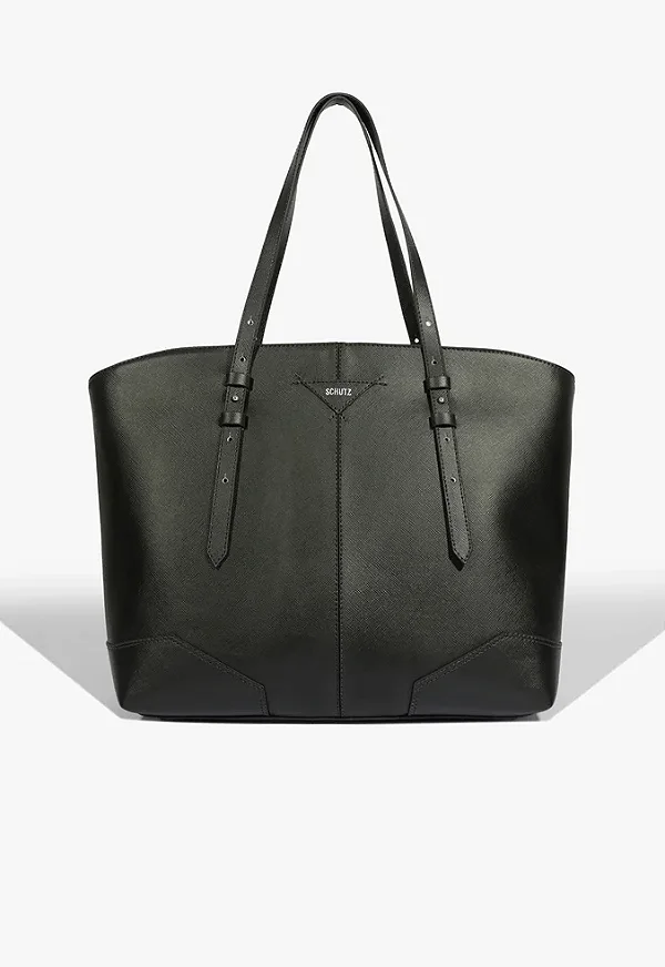 SCHUTZ S500100783 BOLSA SHOPPING MINDY PRETO