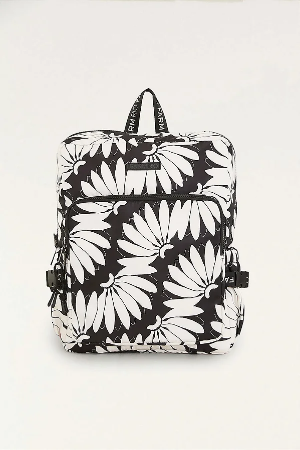 FARM 78325907 MOCHILA GINGA COPABANANA PRETO/BRANCO