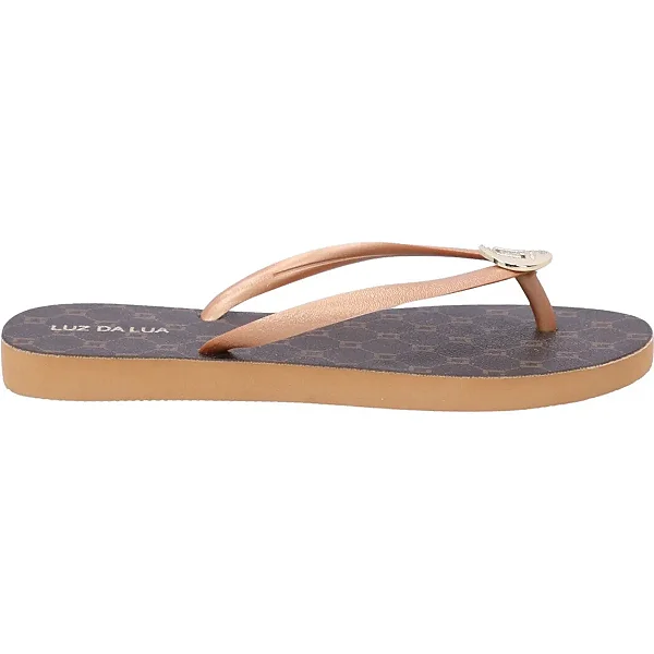 LUZ DA LUA 60580001 CHINELO AMENDOA MOCCA