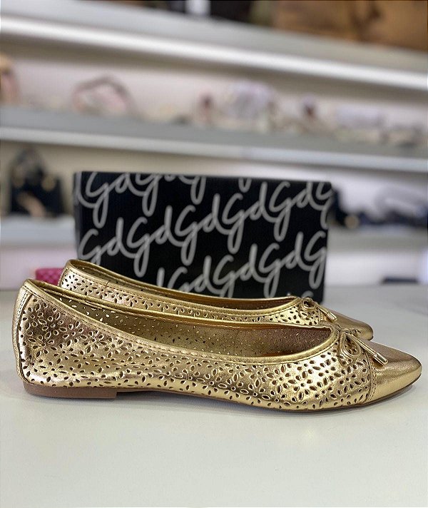 GIULIA DOMNA 222.35/222 SAPATILHA DOURADO