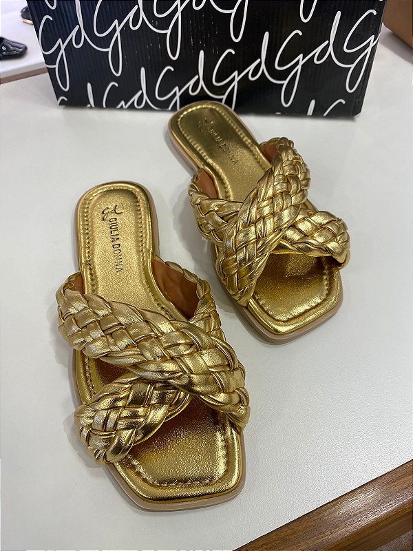 GIULIA DOMNA 0086.088/242 SANDALIA DOURADO