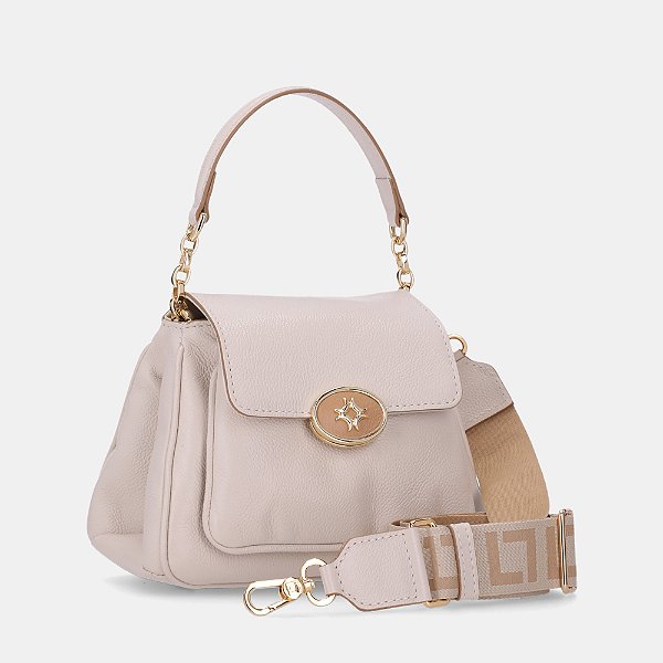 LUZ DA LUA 2000712 BOLSA SATCHEL PANNA/BUTTER