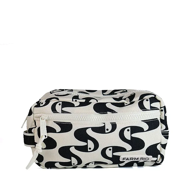 FARM 78331896 NECESSAIRE AMO COPATUCANO PRETO/BRANCO