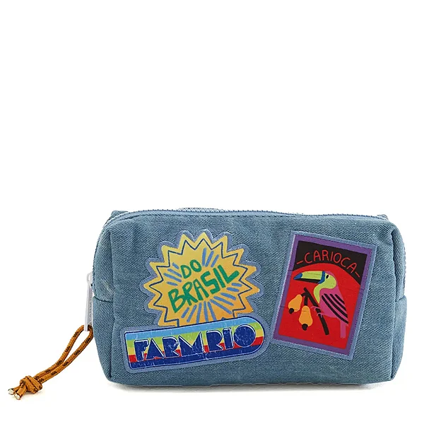 FARM 78327622 MAXI NECESSAIRE ORA BOLAS PATCH RIO JEANS