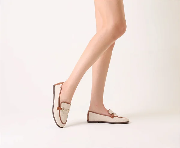 ANACAPRI C304500025 MOCASSIM CREME CUOIO