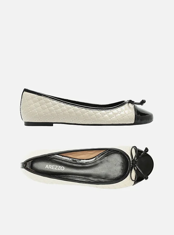AREZZO A037626680 SAPATILHA WHITE/PRETO