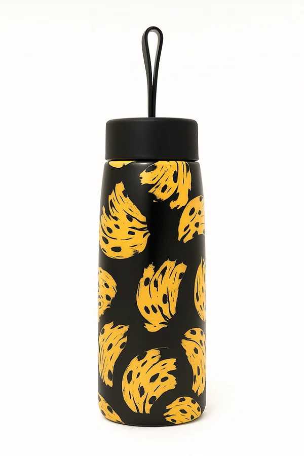 FARM 78325973P GARRAFA FARM QUE SEDE 500ML BOSSA BANANA PRETO/AMARELO