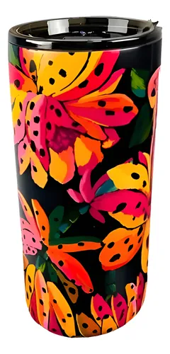 FARM 78325877C COPO FARM GLUB 500ML FLOR DE BANANA MULTICOLORIDO