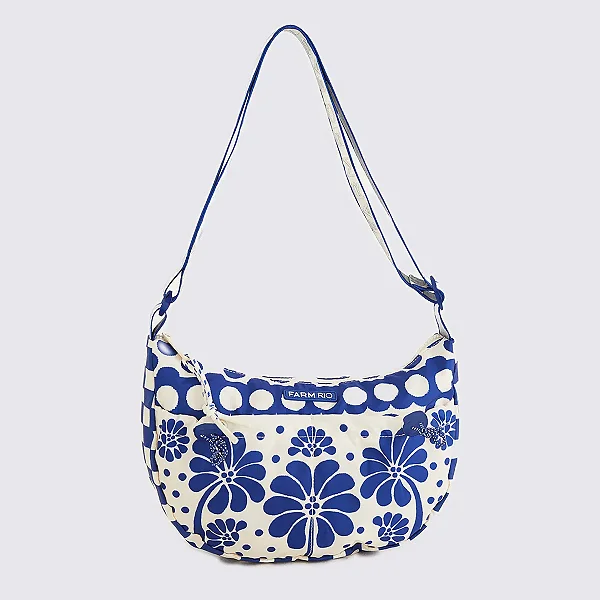 FARM 78327123P BOLSA FARM BANANA P PALERMO BRANCO/AZUL