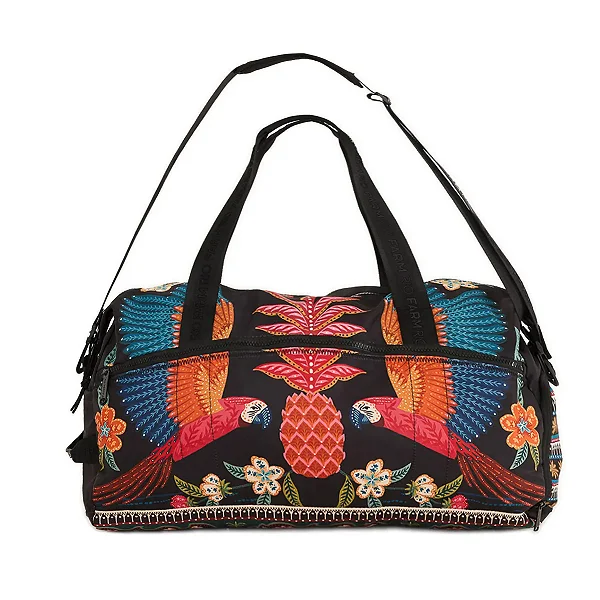 FARM 78325826A BOLSA FARM FINDI BOROGODO SAMBA DAS ARARAS MULTICOLORIDO