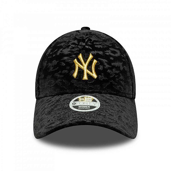 NEW ERA 60758950 BONÉ WMNS LEO VELOUR 9FORTY NEYYAN  BLK PRETO