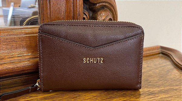 SCHUTZ S460440009 CARTEIRA COURO BROWN