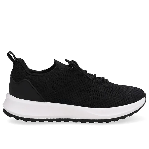 USAFLEX AO15001001 TENIS TRICOT PRETO