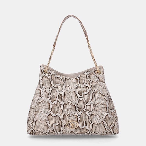 LUZ DA LUA 2000748 BOLSA HOBO SNAKE/SAARA PANNA