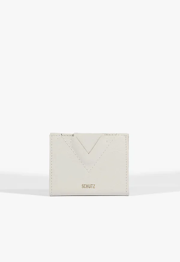 SCHUTZ S460580111 PORTA CARTÃO ELLIE BRANCO