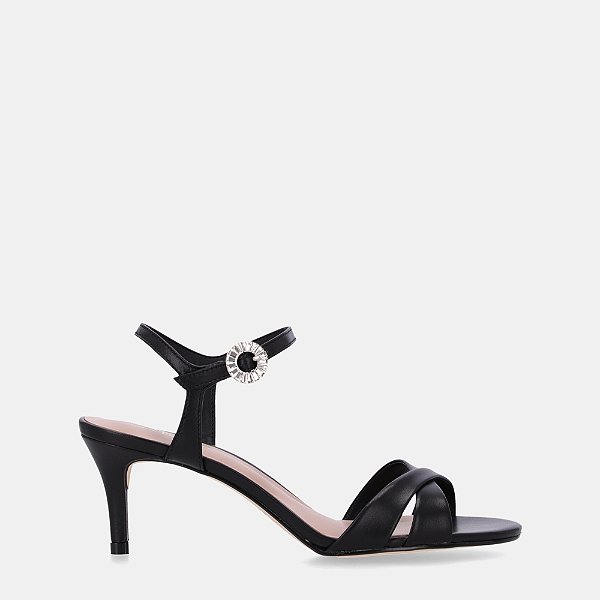 LUZ DA LUA 80840004 SANDÁLIA PELICA PRETO