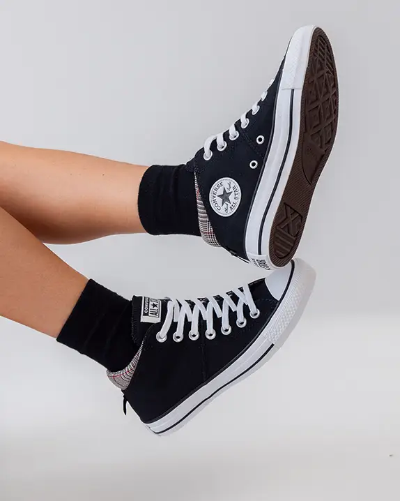 CONVERSE CT31830002 TÊNIS CHUCK TAYLOR ALL STAR MADISON PRETO/BRANCO