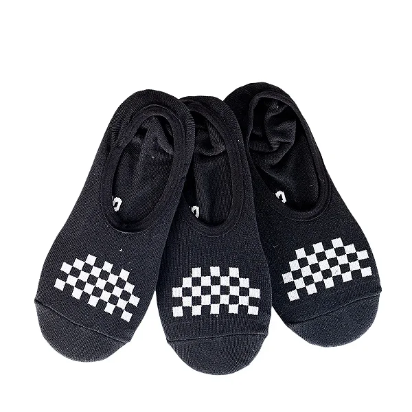 VANS VN000QCAY28 MEIA BLACK WHIT-CLASSIC CANOODL 36/40