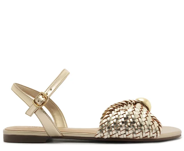 ANACAPRI C302950056 SANDÁLIA OURO