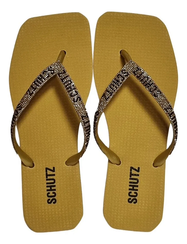 SCHUTZ S222950010 CHINELO OURO