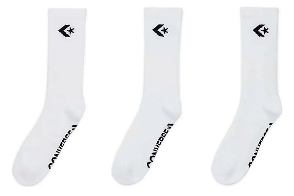 CONVERSE ACC03SP2435 KIT MEIAS MEDIUM WHITE 34/38