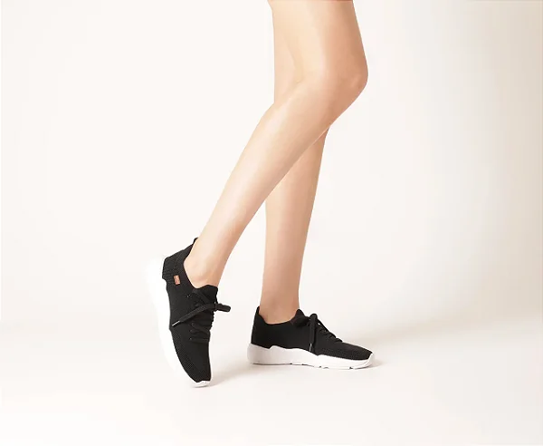 ANACAPRI C303760013 TÊNIS KNIT PRETO