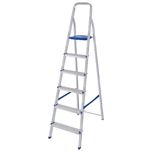 Escada Alumínio 6 Degraus Mor
